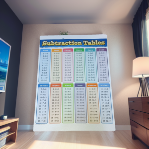 AVLs Addition and Subtraction Poster Laminated