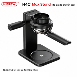 BẢO HÀNG 12 THÁNG - Máy pha cà phê Espresso dùng pin cầm tay không đáy chuyên nghiệp pha cả nóng và lạnh. Thương hiệu Mỹ cao cấp HiBREW - H4C MAX