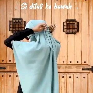 KERUDUNG BERGO V MARYAM CRINKLE AIRFLOW /KHIMAR CKRINKLE AIRFLOW/KERUDUNG JUMBO