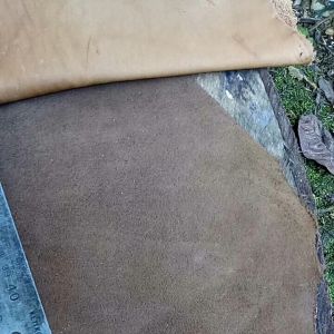 Kulit Sapi Percah P 20 - L 5 cm - 1 - 3 mili