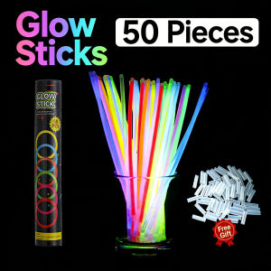HOMEMORY 200PCS Glow Stick Bracelets Colorful Glow Stick Toy In The Dark Holiday Party Decoration Kids Gift