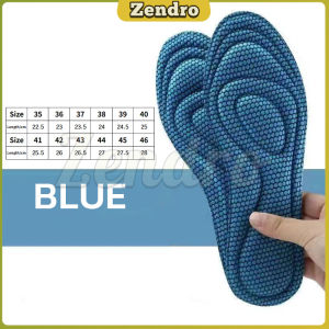 ZEO Sports Insoles Soft Bottom Sports Insole Sponge Pad For Men And Women Size 35-46
