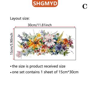 [COD] SHGMYD SPORTS สติกเกอร์ติดผนังห้องน้ำสติกเกอร์ติดผนังในห้องน้ำแบบมีกาวในตัวสติกเกอร์กันน้ำ