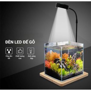 Đèn Led Kèm Đế Gỗ Chuyên Dụng cho Hồ Cá Bể Thủy Sinh Tiểu Cảnh Nhỏ Hồ Cá Mini Hồ Cá Tròn ... Đèn Led Kích Thước Nhỏ 20X23 Cm - Lazada
