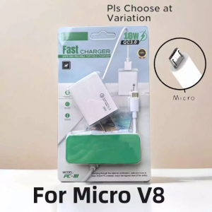 OPP fast charger 12V 6A Fast Charging Kit – Micro USB & Type-C2 Cable for Android