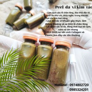 Pell da Vi kim tảo biển trj nám quét sạch nám chân sâu trẻ hoá da giảm dầu thừa đẩy lùi mụn xóa tan thâm sạm nhanh mạnh hiệu quả an toàn