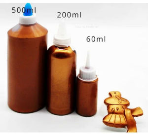 500ml Metallic Pearlescent Acrylic Pigment Waterproof Student Wall Painting Plaster Doll Drawing Graffiti Art Watercolor Pigment