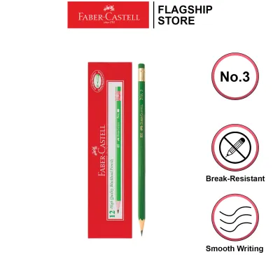 Faber-Castell No. 3 Green Pencil 12PCS/BOX [12132331]