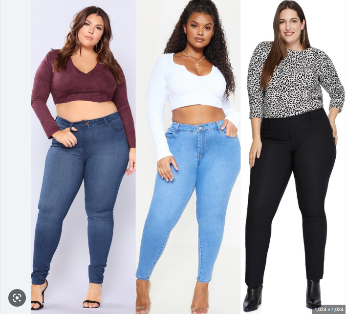 SIZE 30-42 Plus Size Denim Pants Ladies Skinny Jeans Big Size