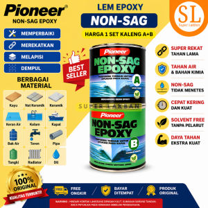 Lem Epoxy Pioneer Non Sag Marine 170gr 2 Komponen 340gr Dempul Kapal Anti Bocor dan Lem Serbaguna