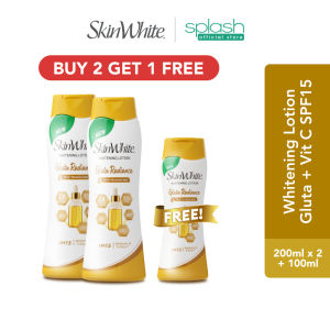 BUY 2 GET 1 SkinWhite Whitening Lotion Gluta Radiance SPF15 200ml + FREE 100ml