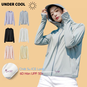 Áo Khoác Chống Nắng Nữ UNDERCOOL UPF50+ Đổi Màu Logo Chất Lụa Băng Mát Dáng Xuông Che Nắng Tối Ưu Có Túi Tiện Lợi ACN07