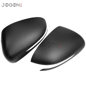 OnlyF U Carbon Fiber Exterior Side Door Wing Rear View Mirror Caps Car Rearview Mirror Shell Covers Trim For Genesis G70 2017-2025 8K3Q7