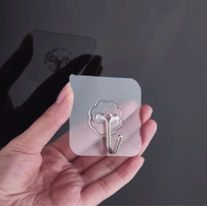 OHSOLAH Reusable Wall Hooks Strong Adhesive Magic Hook for Kitchen Bathroom Bedroom