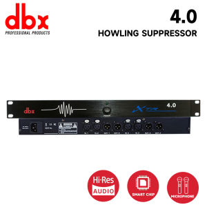 DBX 2.0/4.0/6.0 Digital Feedback Suppressor Fully‑Automatic Anti‑Interference & Intelligent One‑Touch Anti‑Howling Feedback Suppressor Digital DSP Processing Meets Various Performance Requirements