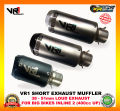 38-51mm Exhaust Muffler Cannister Short for Motorcycle & Big Bikes 400cc Inline2 UP - VR1 Original. 