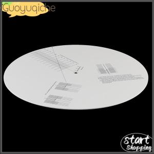 【Guoyuqiche】 Vinyl Record Pickup Calibration Plate Distance Gauge Protractor Adjustment Tool