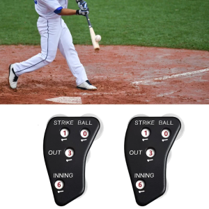 2Pcs Baseball Umpire Clicker 4 Wheels Baseball Indicator Umpire Not Easy to Slide Baseball Counter Clicker for Softball