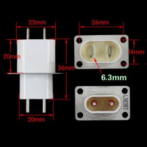 5pcs Home Electronic Microwave Oven Magnetron Filament 4 Pin Socket Converter & Piercing Capacitor