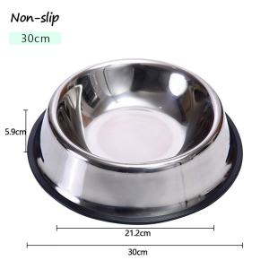 【MST PET】ชามอาหารแมว ที่ใส่อาหารแมว ที่ให้อาหารแมว ชามอาหารสุนัข ชามข้าวแมว ชามข้าวแมว Pet Stainless Dog Bowl