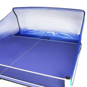 Table Tennis Blocking Net Foldable Ball Recycling System Pingpong Training Equipment