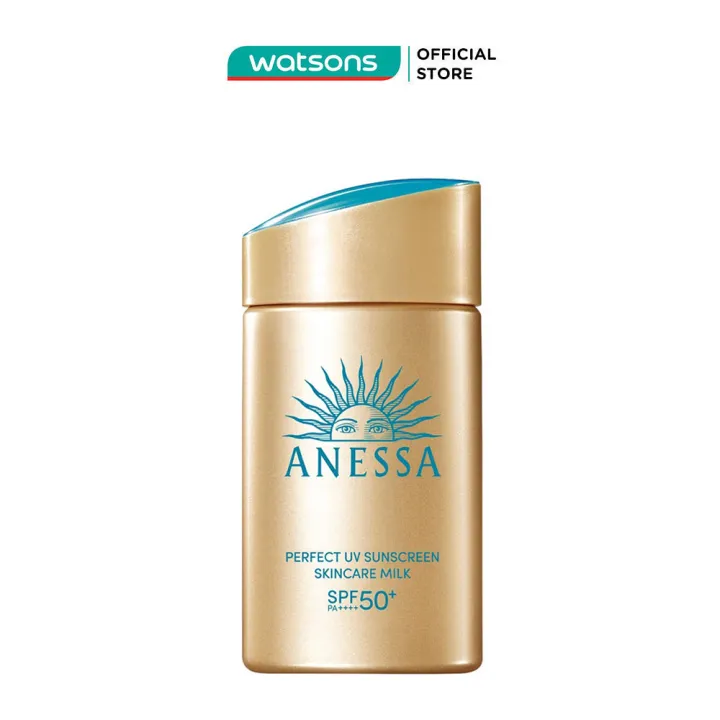 Sữa Chống Nắng Anessa Dưỡng Da Kiềm Dầu Bảo Vệ Hoàn Hảo Perfect UV SPF50+ PA++++ 60ml