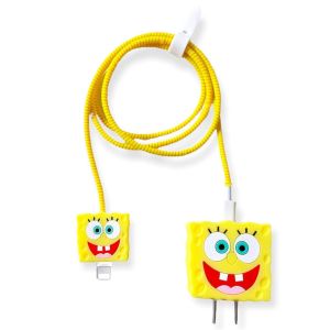 Harga Grosir - Set Pelindung Kabel 4 in 1 / Set Cable Bite Karakter / Set Pelindung Kabel Charger HP