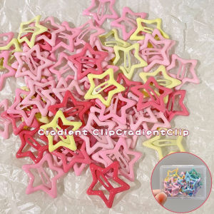 Colorful Star Hair Clip Set Cute Candy Color Stars Hair Clip Sweet  Hair Accessories Beautiful Hair Pins Set for Kids