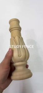 1pc Solid Wood Table and Cabinet Legs Roman Column Base Dongyang Wood Carving Household Accessories Wooden Carving Crafts