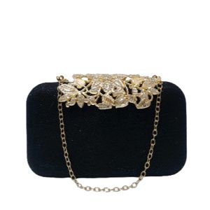 BJ82076 - BLACK/GOLD/SILVER TAS PESTA CLUTCH FASHION MODIS DOMPET IMPORT TAS WANITA FASHION IMPORT MODIS ELEGAN TERMURAH TERLARIS TERBARU BAGSTORE JAKARTA TAS BATAM GT2076