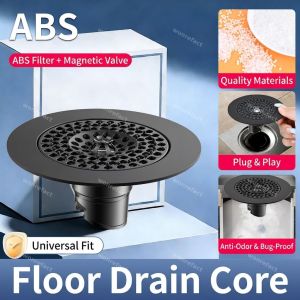 Floor Drain Core Filter Anti Odor & Insect Proof Sewer Trap Large Panel Silicone Bathroom Accesroies