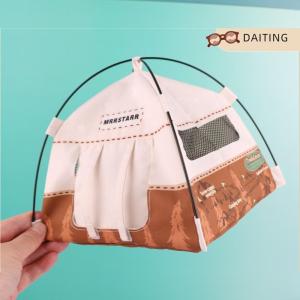 DAITING 1 bộ thu nhỏ mô phỏng ngoài trời Lều trang trí quy mô 1:12 Dollhouse cắm trại lều mô hình trang trí DIY phụ kiện đạo cụ ảnh