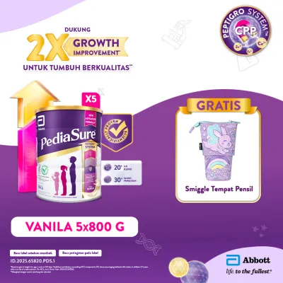 PediaSure Vanila (1-10th) 5x800gr - Nutrisi Pertumbuhan