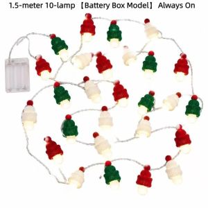 DECALE Festive Ambient LED Christmas Tree Ornament Lights Soft Glow Warm Glow String Lights Decorative Flexible Wire Disco Mirror Ball String Lights Christmas Tree