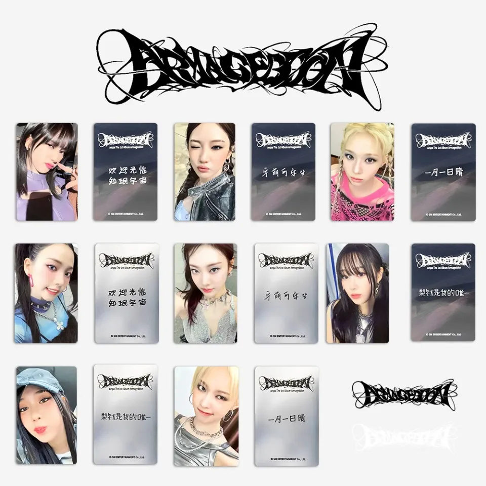 aespa Armageddon ktown4u　トレカ　コンプセット aespa - 1ST ALBUM Armageddon WITHMUU KTOWN4U POB PHOTO CARD | eBay