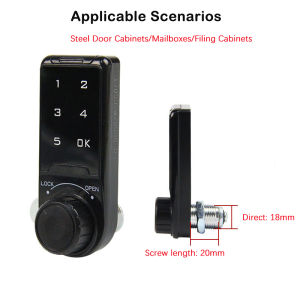 Boland ล็อกตู้ใส่รหัสอิเล็กทรอนิกส์ล็อกประตูดิจิทัลตัวล็อกตู้เอกสารกล่องตัวอักษรล็อกประตูห้องซาวน่า