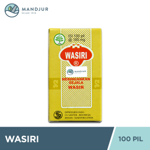 Wasiri (Isi 100 Pil) - Obat Herba Wasir / Ambeien
