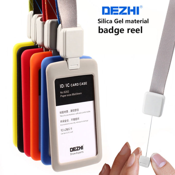Retractable Neck Strap Pull Badge ID Lanyard Name Card Holder