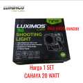 LAMPU SOROT TEMBAK D2 MINI LASER BULLAES RX-1 28 Watt. 