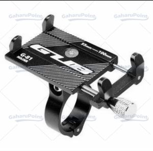 HOLDER GUB P30 + BREKET/Phone Holder Hp Sepeda Motor GUB Alumunium Alloy Tempat Hp Dudukan Hp Sepeda Motor Gub Holder/GUB P30  Holder Handphone Dudukan Ponsel Aluminium Aloy / Hitam Holder Plus MotoBar/GUB P30 Holder HP Alumunium 360 Derajat Holder