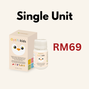 Farmedy OptifyKids: Boost Brain Health & Eye for Growing Kids - Lutein DHA Omega 3 6 9 Sacha Inchi Oil Walnut Peptide Goji Berry Red Amaranth Astaxanthin (60 Tablets)