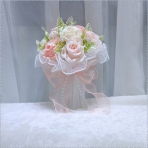 ดอกบีมมื อ ายุการใช้งานยาวนาน ดอกไม้ถือมือ สง่างามและมีเสน่ห์ มือถือ ไม่มีความแห้งแล้ง อ่อนนุ่ม