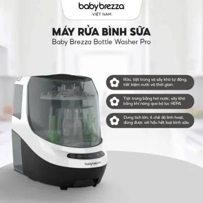 Máy rửa bình sữa BabyBrezza Bottle Washer Pro / Moaz Bebe MB064