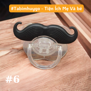Núm ti giả ngộ nghĩnh cho bé hình đôi môi và chòm râu