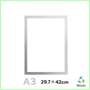 Mexin กรอบรูปแม่เหล็ก โชว์ป้ายประกาศติดผนัง แบบมีแถบแม่เหล็กสำหรับติดโชว์งาน ใบประกาศ Magnetic photo frame
