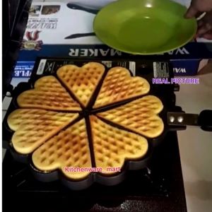 COD Cetakan waffle hati bahan teflon - waffle maker NUPON Waffle Maker Teflon Kapasitas 7 Pcs Cetakan Pancake Non-Stick Nupon - Lazada
