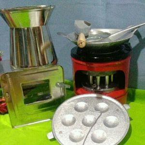 Mainan Masak Masakan (Pkt 5A /H) Kompor dan Alat Masak Mini Masakan Tradisional 7 Barang