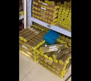 Multi Hole Brass Copper Tube 500mm EDM Drilling Machine Wire Cutting Accessories Slow Running Electrode Consumables Piercing