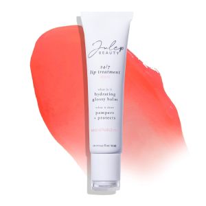 Julep 24/7 Lip Treatment - Shea Butter Hydrating Lip Balm and Overnight Lip Sleeping Mask - 3-in-1 Glossy Lip Gloss Balm and Mask - A Cushiony Finish - All Clear - K-Beauty Vegan Cruelty-Free
