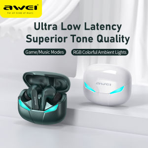 Awei T35 TWS Tai nghe Bluetooth HiFi đầy màu sắc Tai nghe Bluetooth 5.1 Khử tiếng ồn thông minh Cặp đôi âm thanh vòm âm thanh nổi siêu âm lượng Tai nghe chống nước IPX6 Tai nghe thiết kế công thái học cho Apple iphone 13 12 11 pro max samsung s22 ultra Hu
